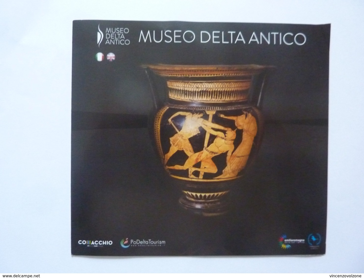 Pieghevole Illustrato "MUSEO DEL DELTA ANTICO" - Dépliants Turistici