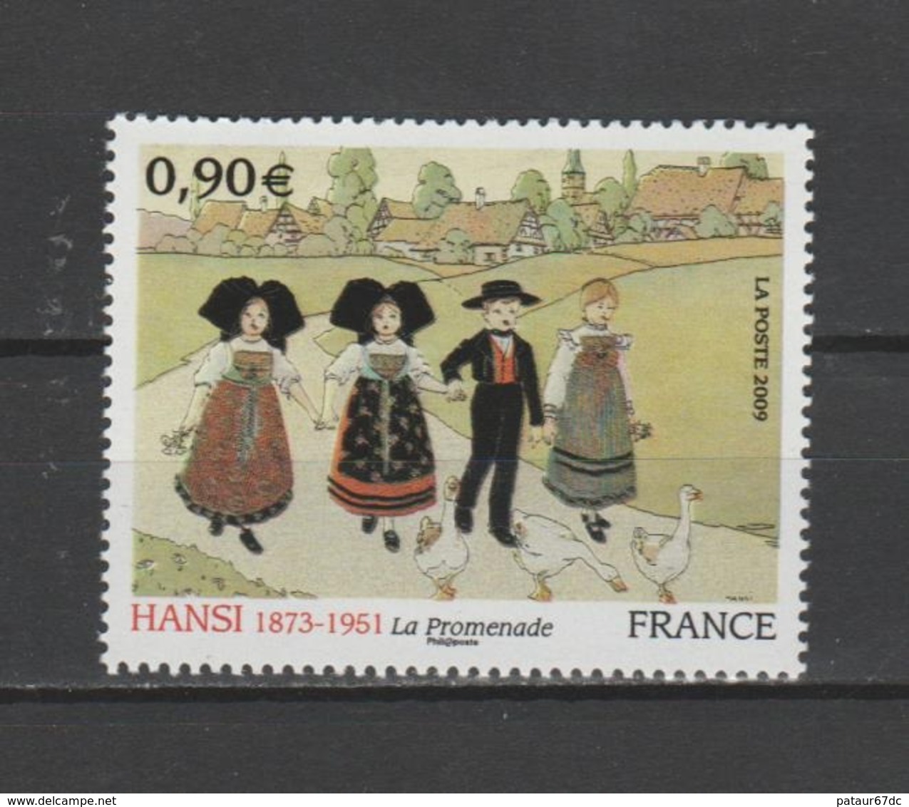 FRANCE / 2009 / Y&T N° 4400 ** : "La Promenade" (Hansi / Jean-Jacques Waltz) X 1 - Gomme D'origine Intacte - Neufs