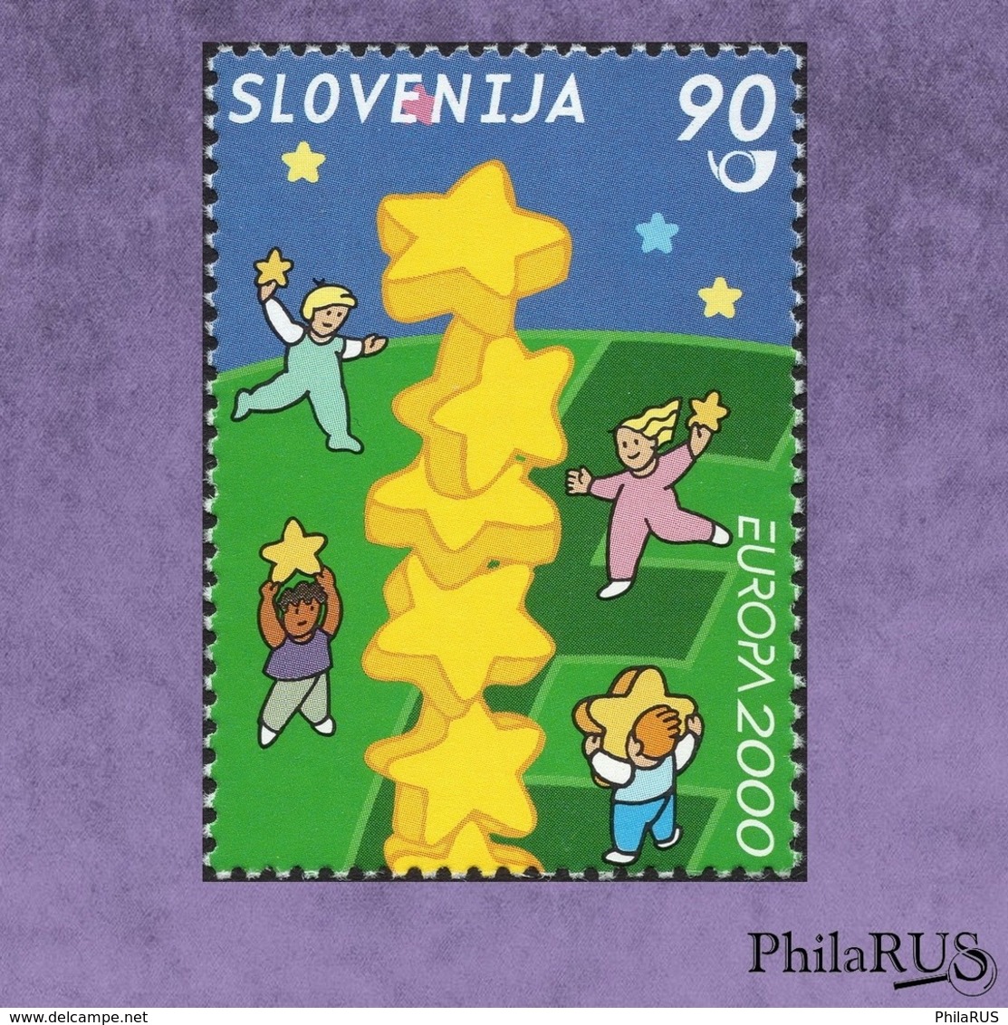 SLOVENIA 2000 Mi.310 Europa Children & Stars Joint Issue >50 Countries / 1v (MNH **) - Slovenia