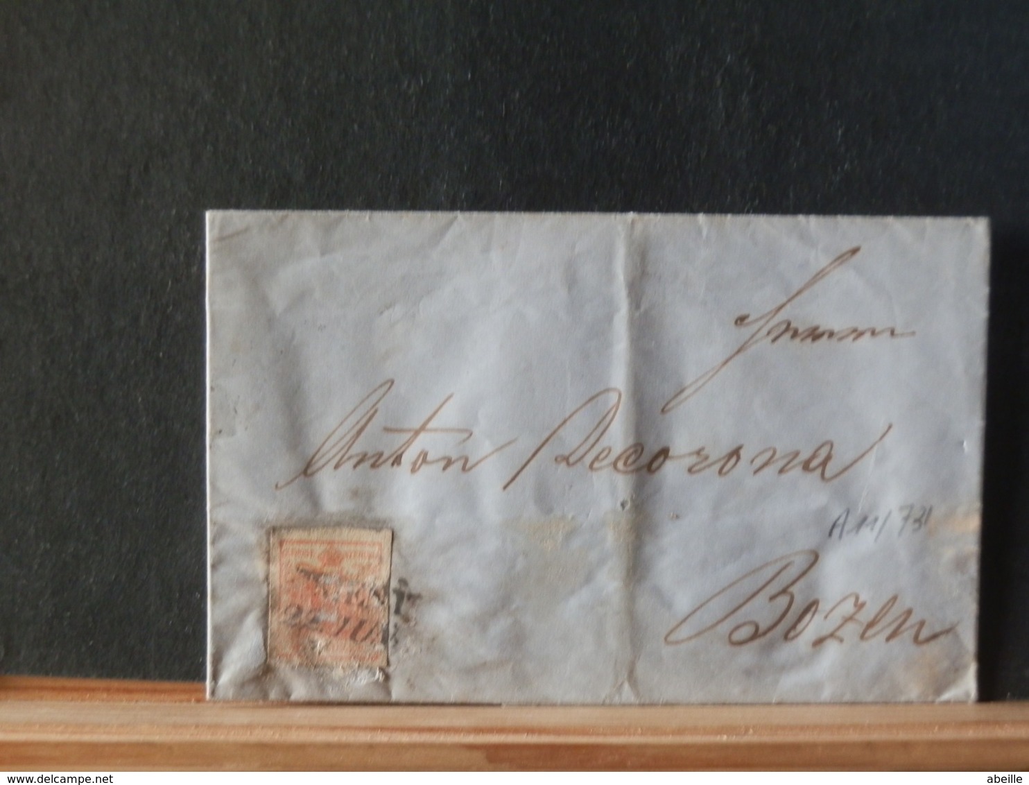 A11/731   LETTRE   AUTRICHE POUR BOZEN1857 - Covers & Documents