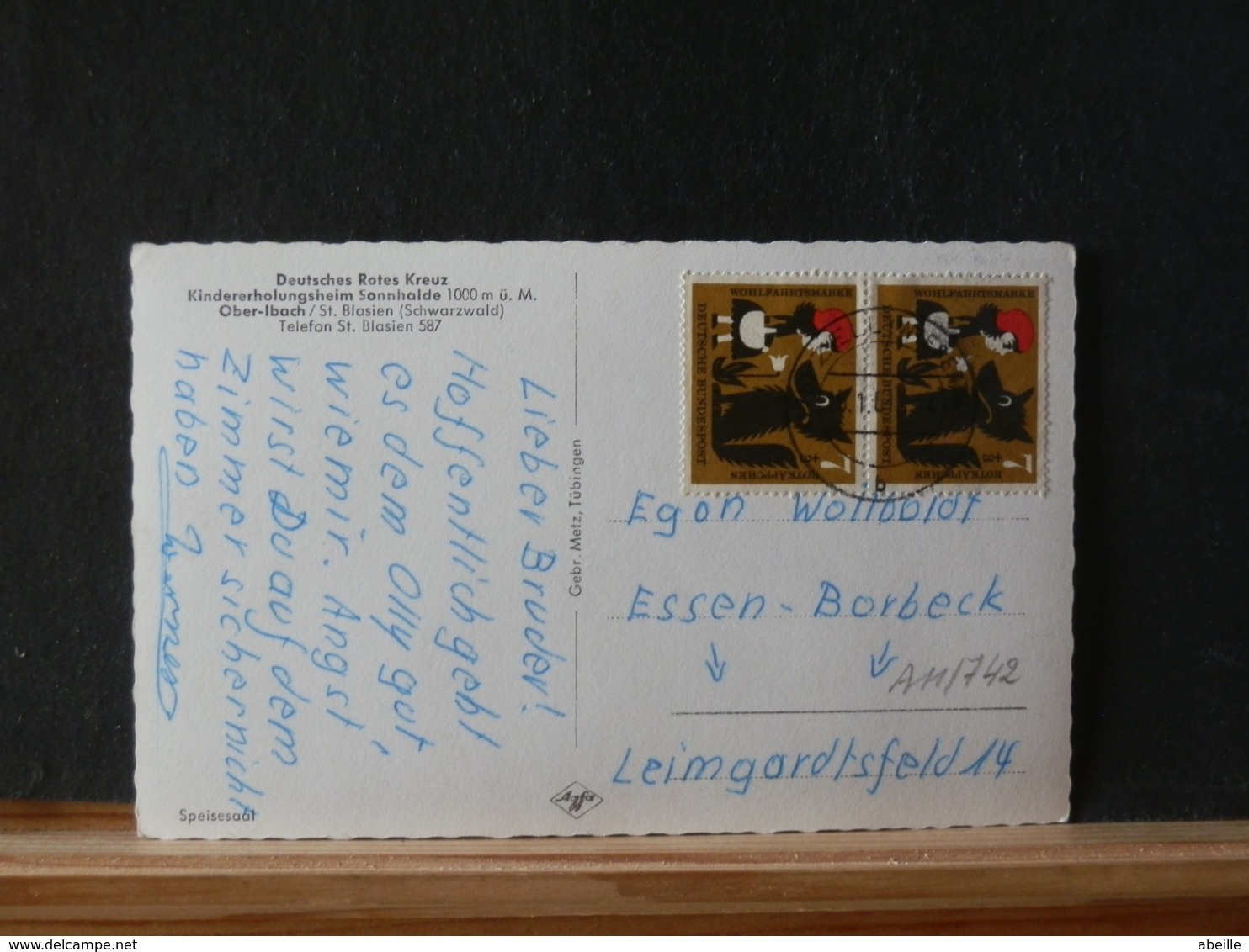 A11/742CP ALLEMAGNE  1962 - Lettres & Documents