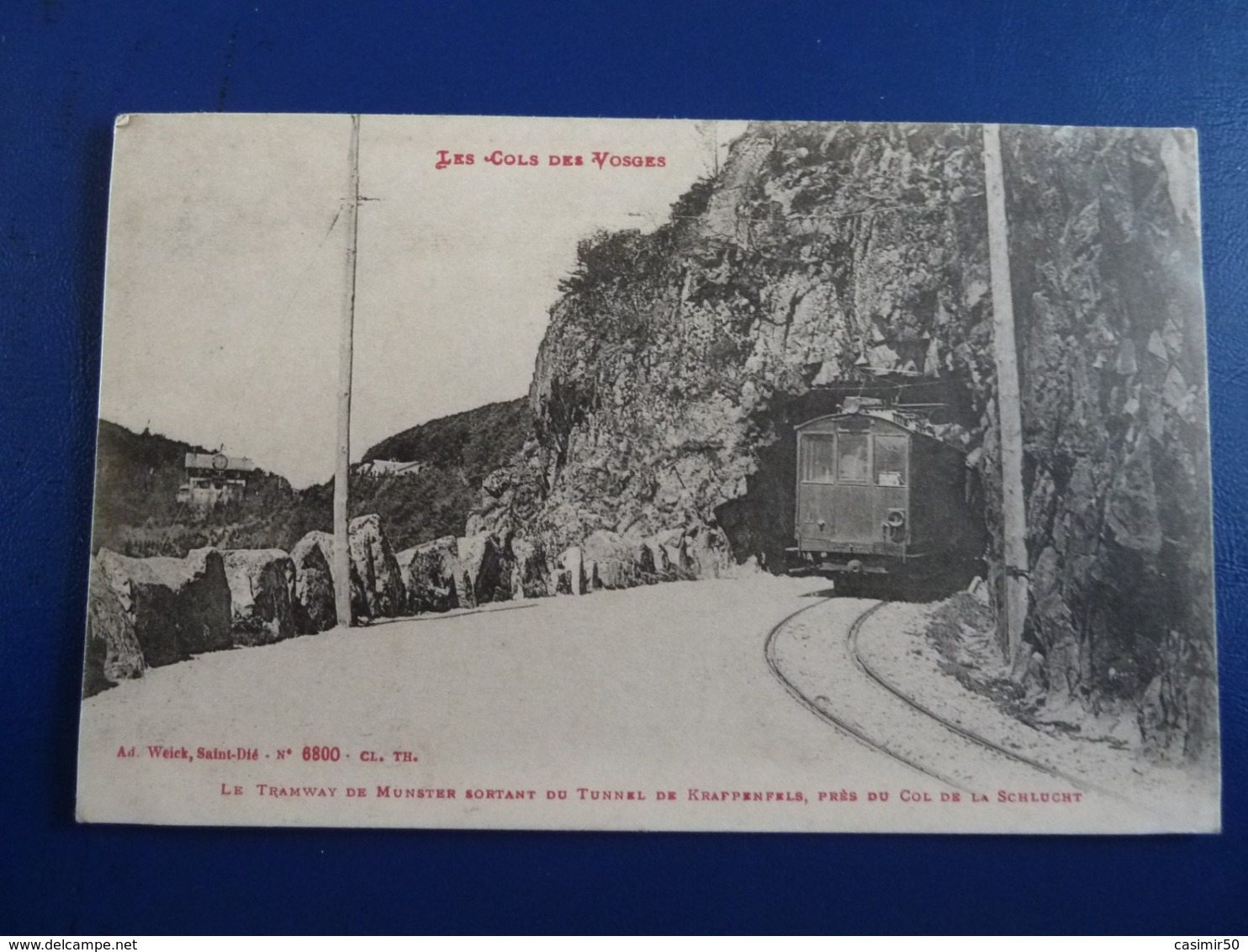 LE TRAMWAY DE MUNSTER DU TUNNEL DE KRAPPENFELS - Sonstige & Ohne Zuordnung