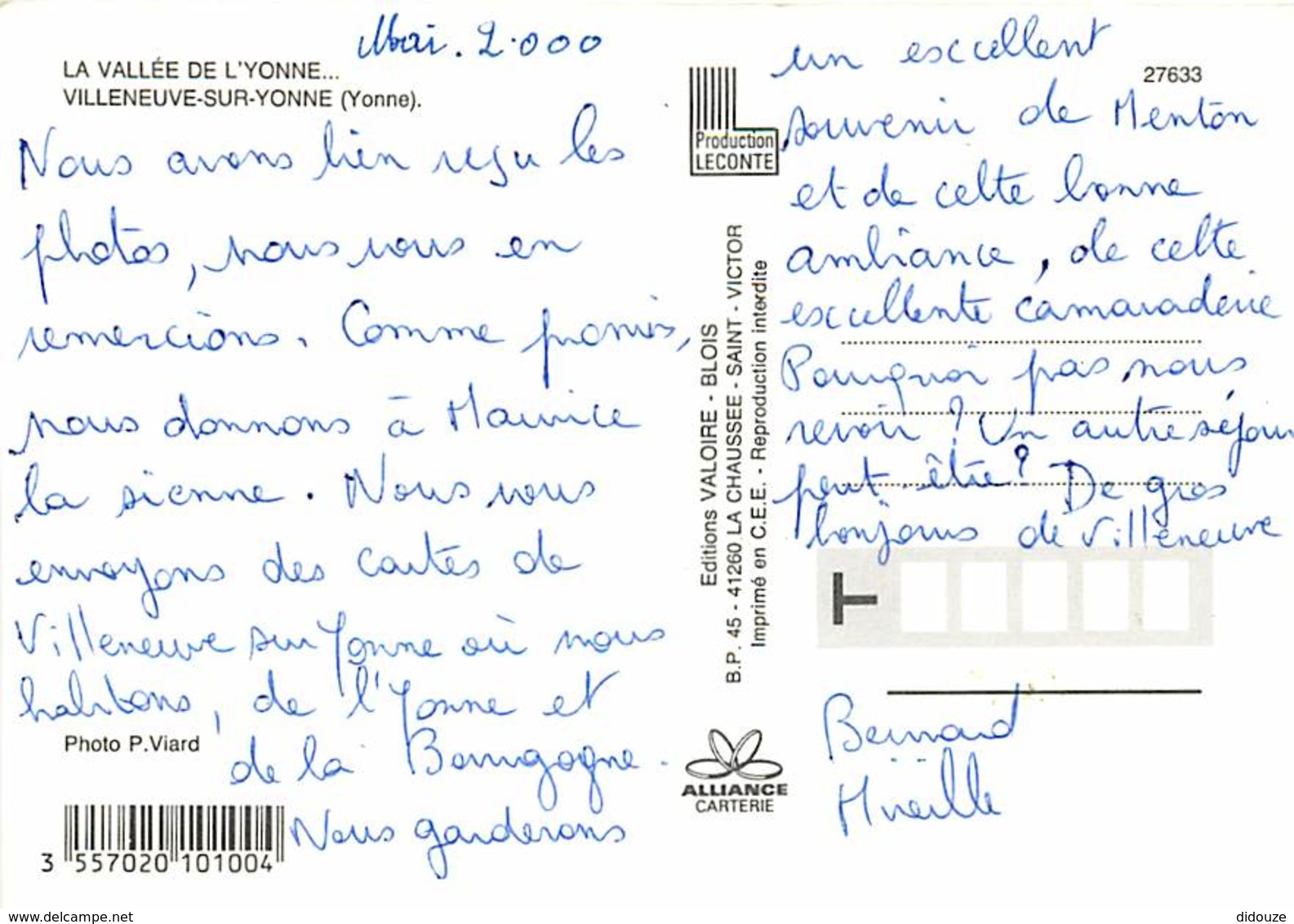 89 - Villeneuve Sur Yonne - Multivues - Voir Scans Recto-Verso - Villeneuve-sur-Yonne