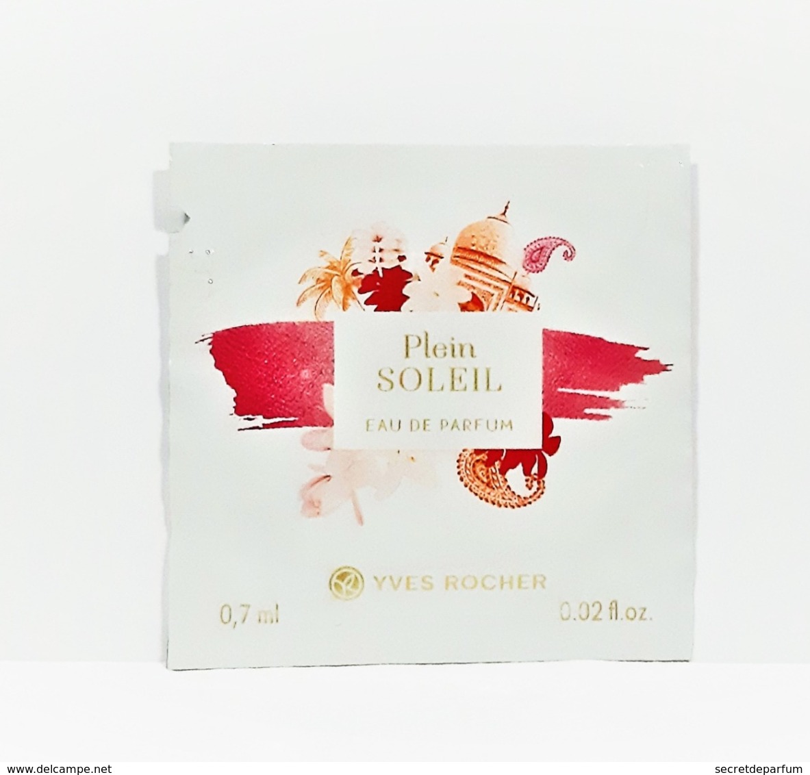 échantillons De Parfum  POCHETTE  PLEIN SOLEIL  De  YVES ROCHER  EDP   0.7 Ml - Campioncini Di Profumo (testers)