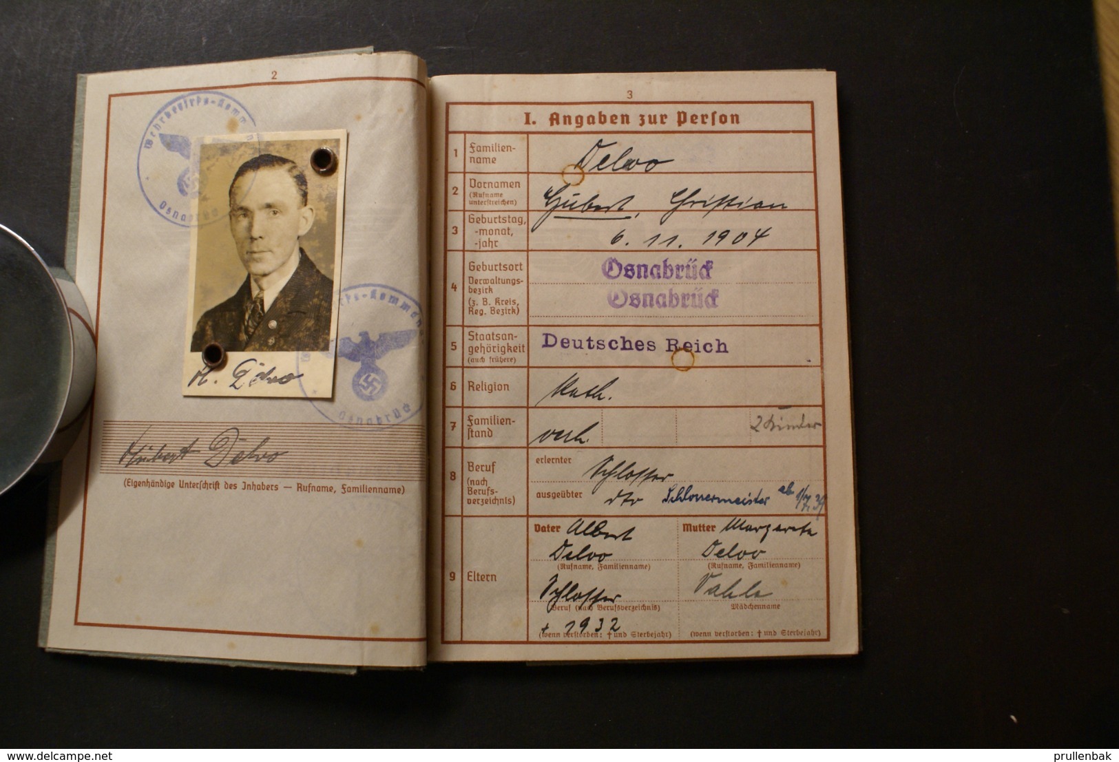 WW2 - Wehrpas - Documents