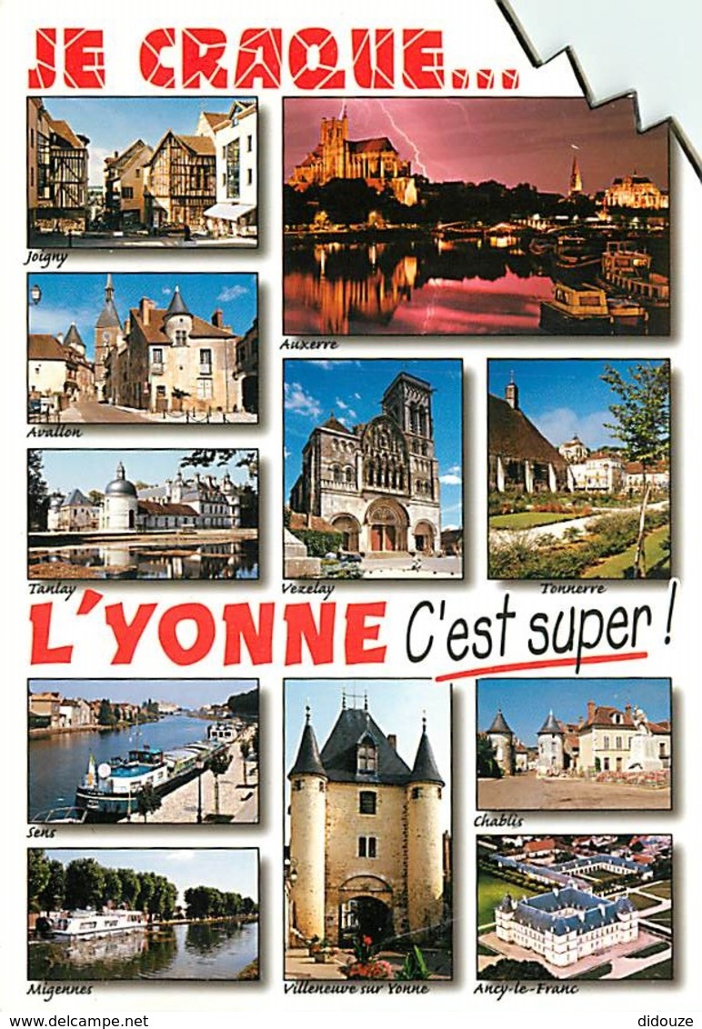 89 - Yonne - Multivues - Dédoupe Originale - Voir Scans Recto-Verso - Other & Unclassified