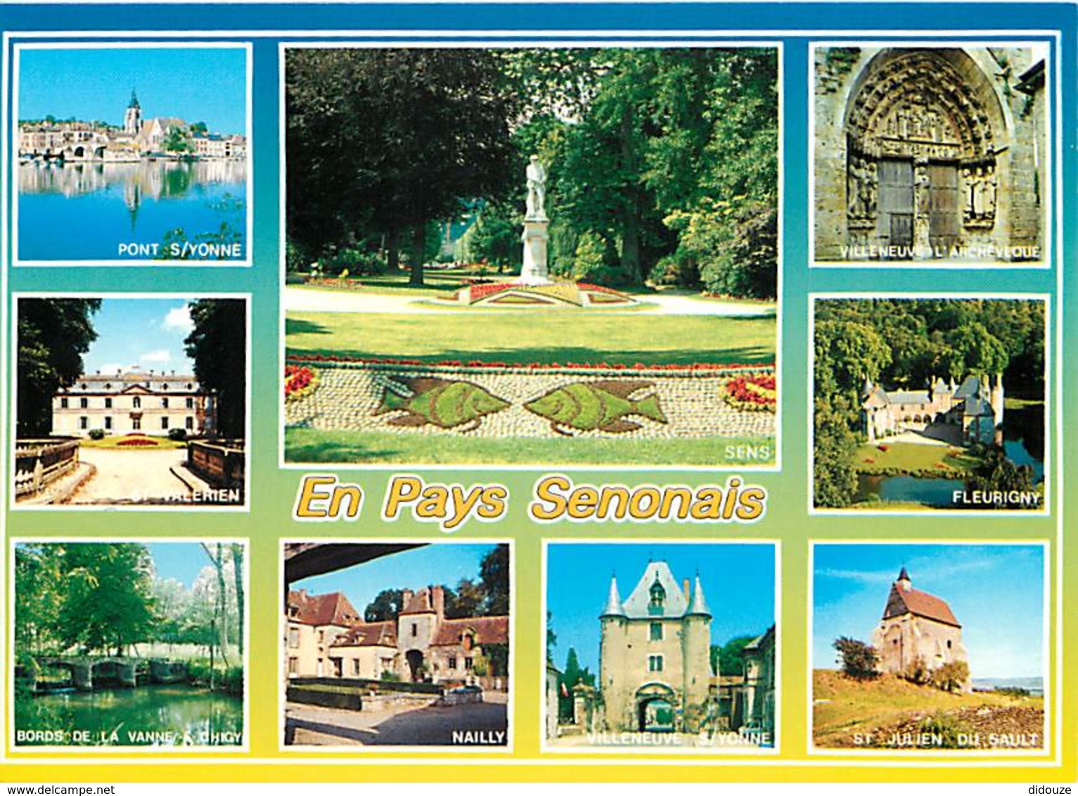 89 - Yonne - En Pays Senonais - Multivues - Fleurs - Voir Scans Recto-Verso - Other & Unclassified