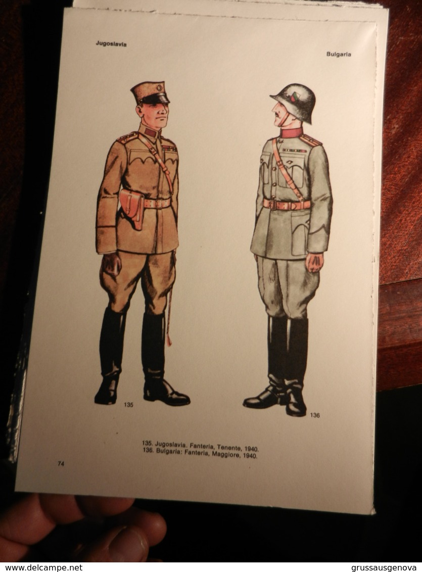 1) DIVISA MILITARE OLANDA CAPORALE FANTERIA - NORVEGIA FANTERIA - JUGOSLAVIA TENETE FANTERIA - BULGARIA MAGGIORE FANTERI - Uniforms