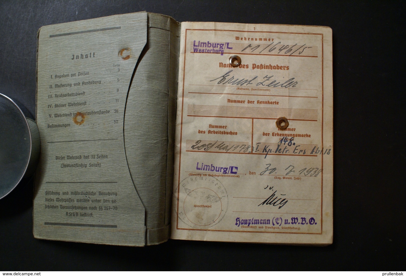 WW2 - WERKPAS - Documents