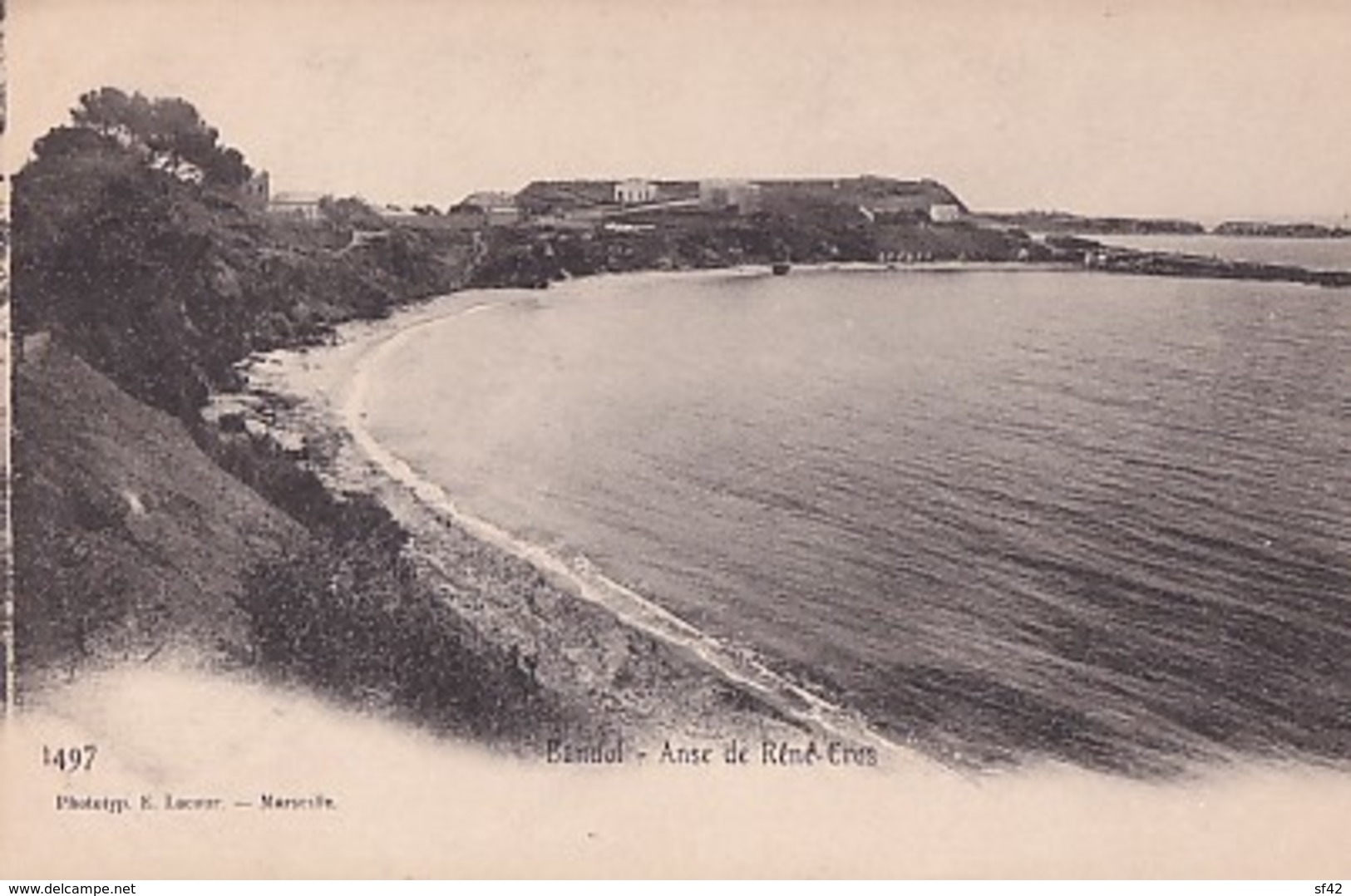 BANDOL            ANSE DE RENE CROS            PRECURSEUR - Bandol