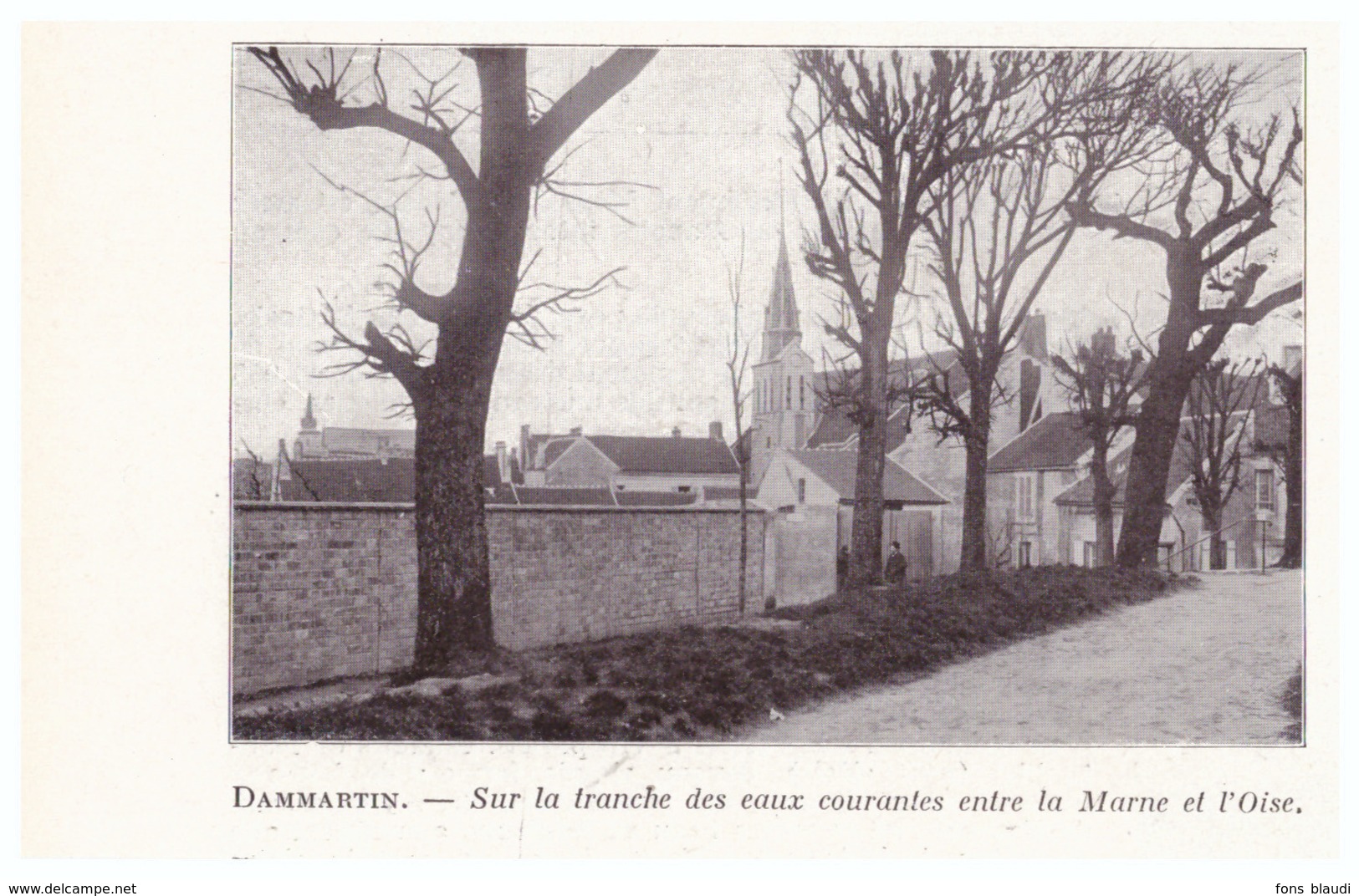 1924 - Iconographie - Dammartin-en-Goële (Seine-et-Marne) - Vue Générale - FRANCO DE PORT - Non Classés