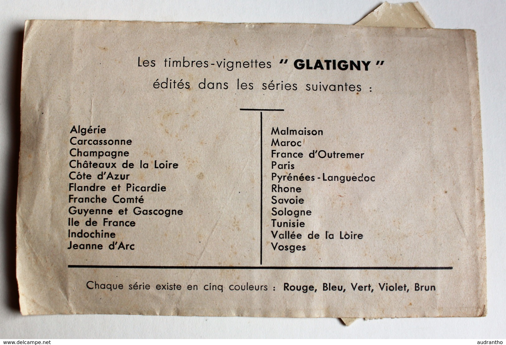 Carnet De Timbres écoliers De France Glatigny Série Malmaison - Blocks Und Markenheftchen