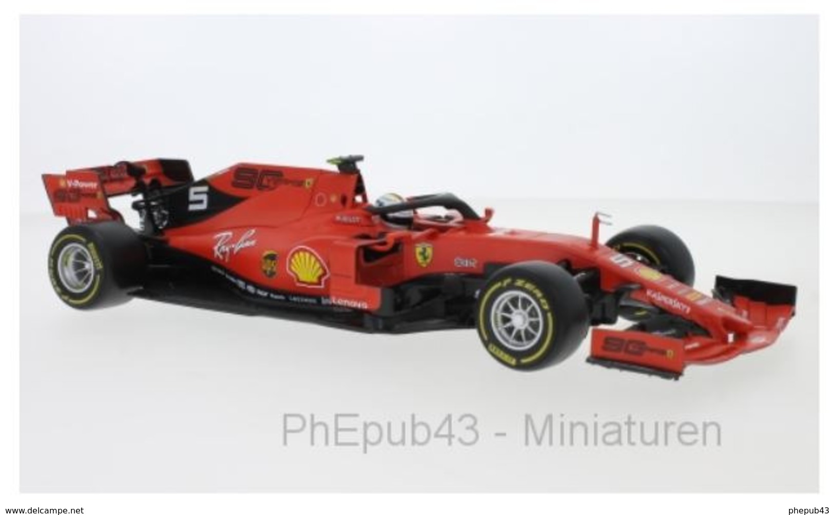 Ferrari SF90 - Sébastian Vettel - FI 2019 #5 - Burago (1:18) - Burago