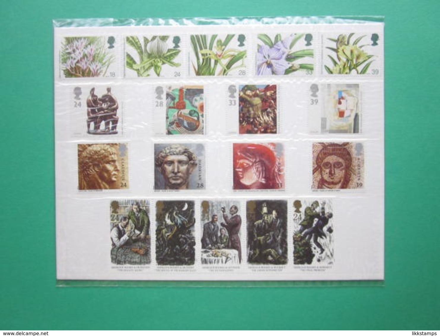 THE 1993 ROYAL MAIL SPECIAL STAMPS YEAR BOOK, NUMBER 10 - INCLUDING ALL STAMPS AND SLIPCASE #00801 - Collections