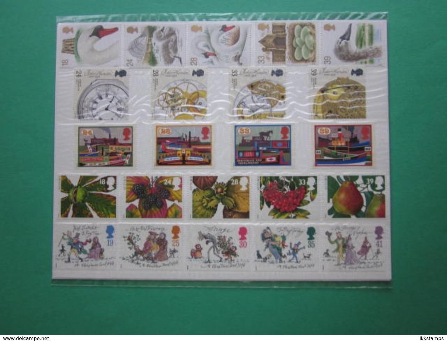 THE 1993 ROYAL MAIL SPECIAL STAMPS YEAR BOOK, NUMBER 10 - INCLUDING ALL STAMPS AND SLIPCASE #00801