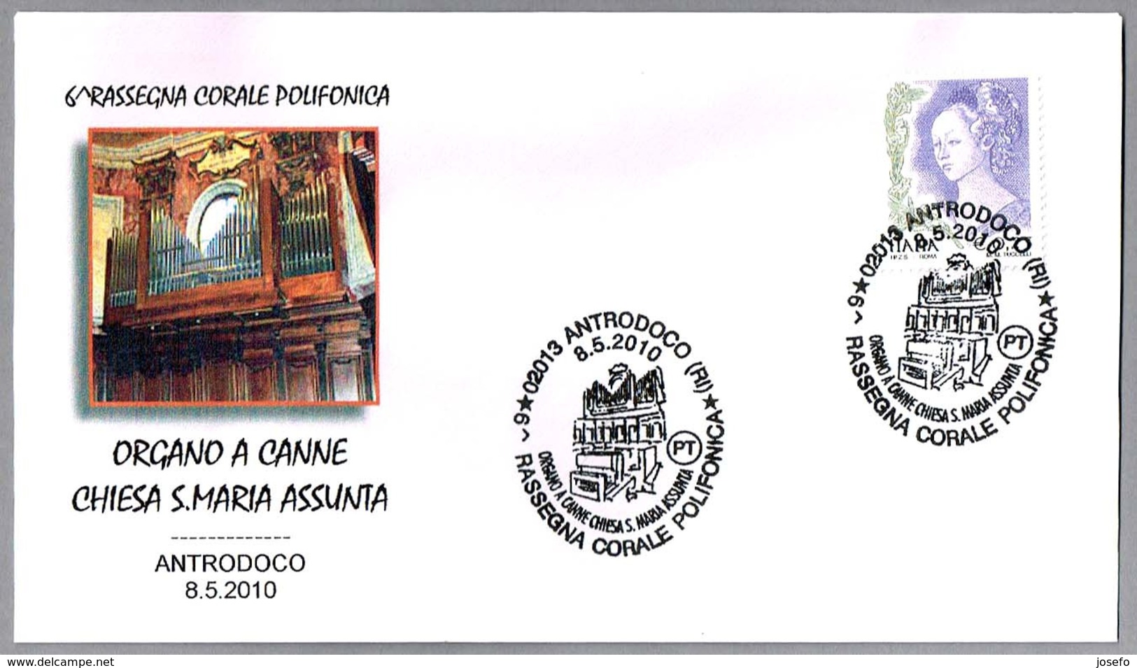 ORGANO De La Iglesia S.Maria Assunta - ORGAN. Antrodoco, Rieti, 2010 - Música