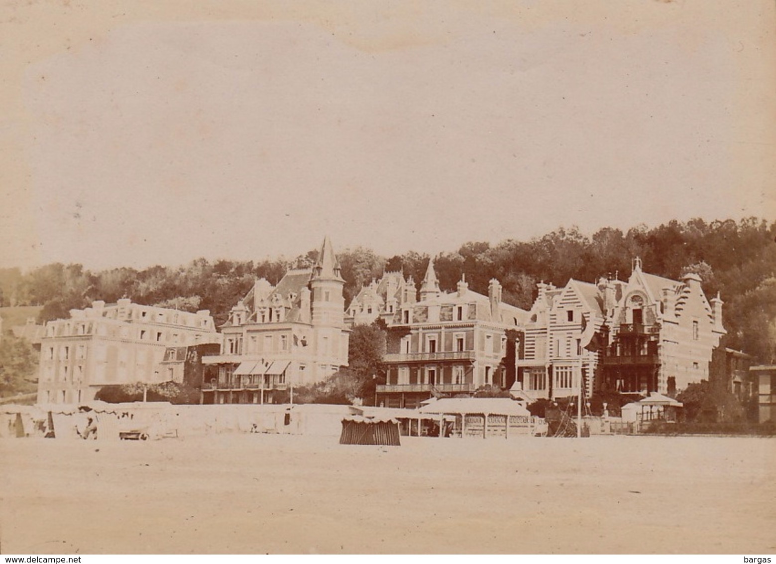 Photo Originale 1900 Trouville La Plage - Lieux