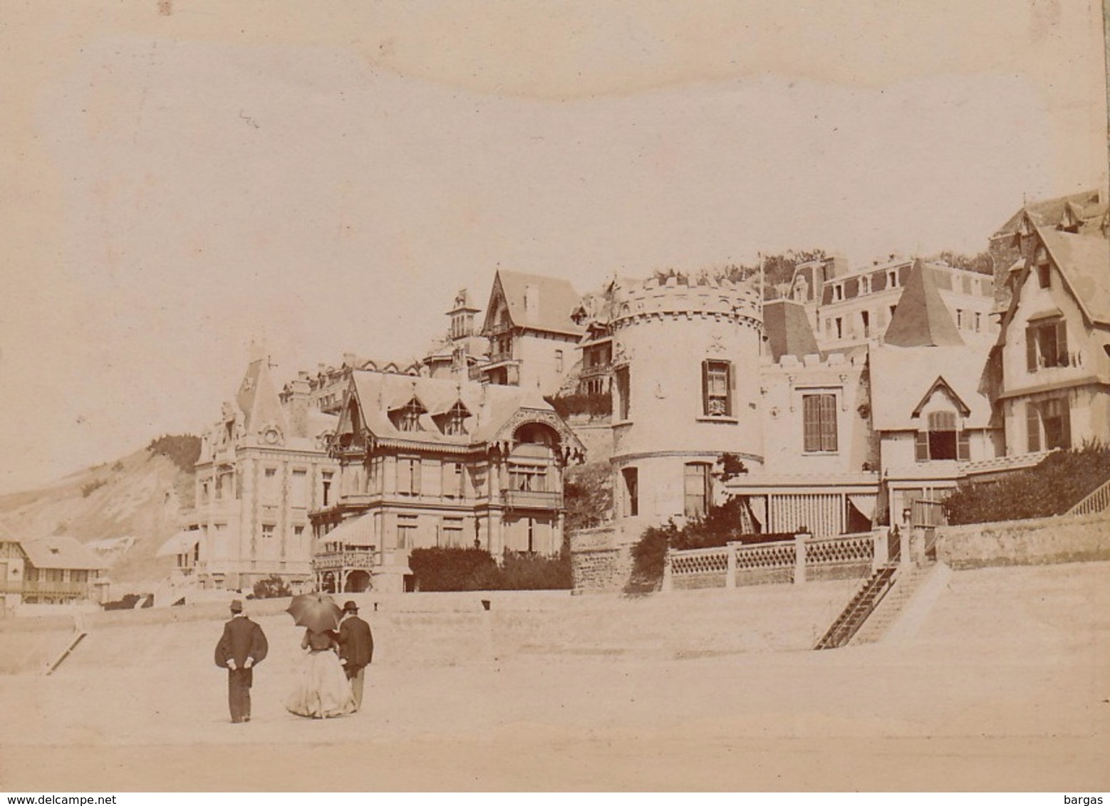 Photo Originale 1900 Trouville La Plage - Lieux