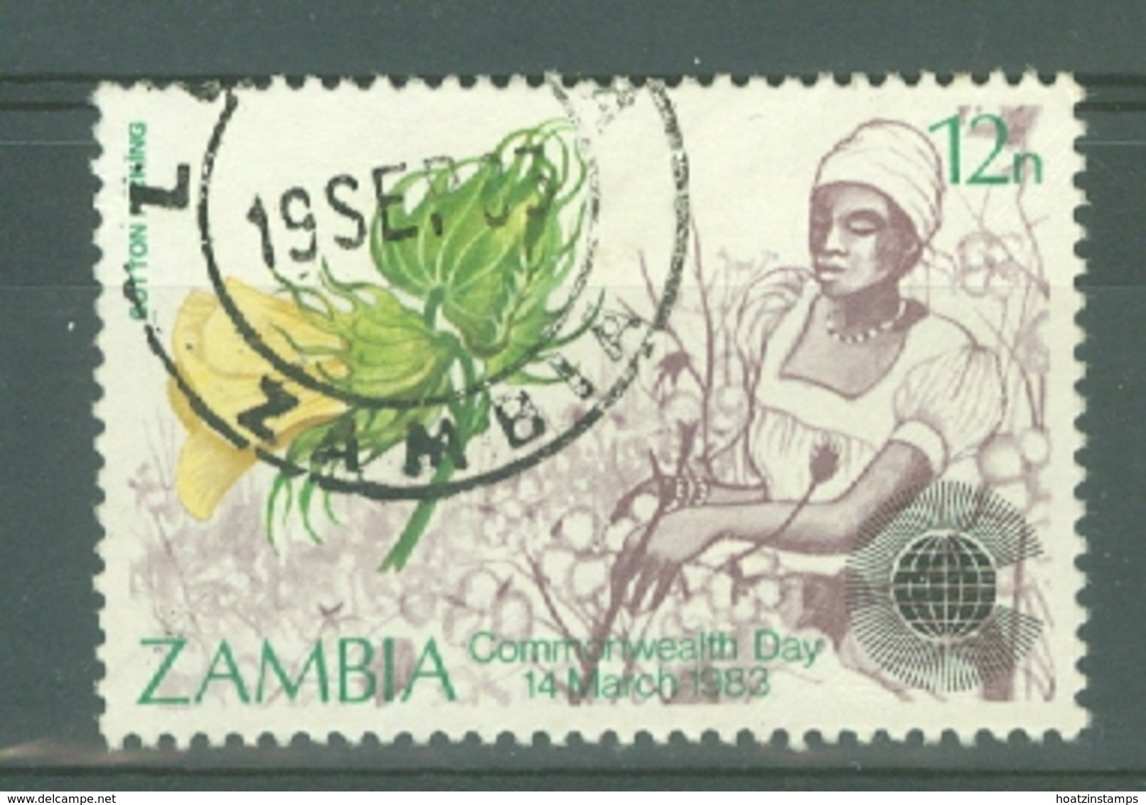 Zambia: 1983   Commonwealth Day   SG379   12n     Used - Zambia (1965-...)