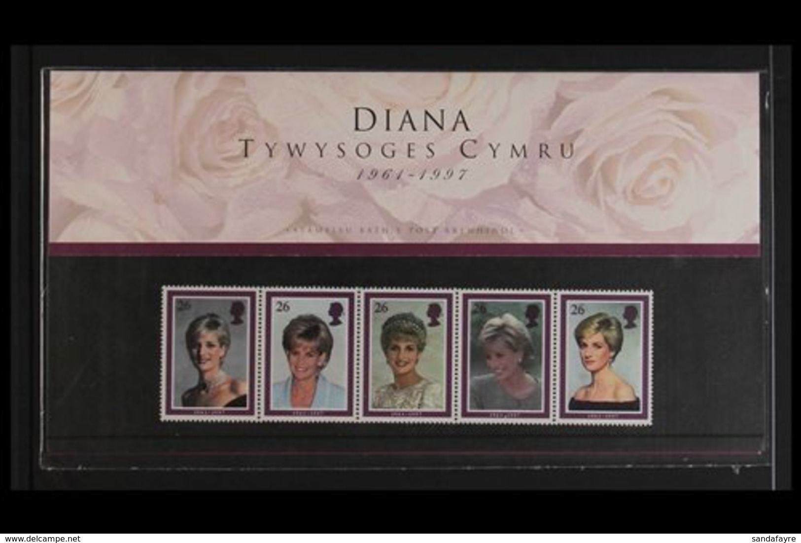 PRINCES DIANA 1998 Princess Diana, Ltd Printing - Welsh Language Presentation Pack  Containing (SG 2021/2025) The Se-ten - Non Classificati