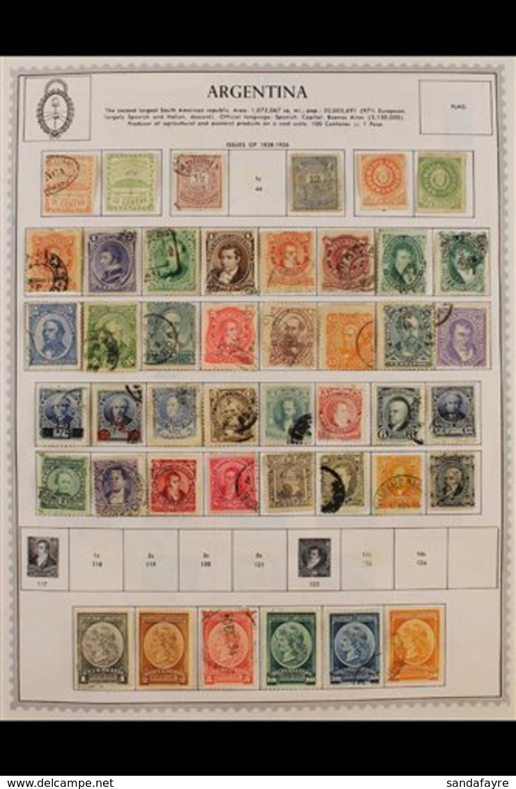 1860-1979 COLLECTION ON ALBUM PAGES A Mint And Used Collection Which Includes 1860 Imperf 5c Used And 10c Mint, 1862 Imp - Sonstige & Ohne Zuordnung