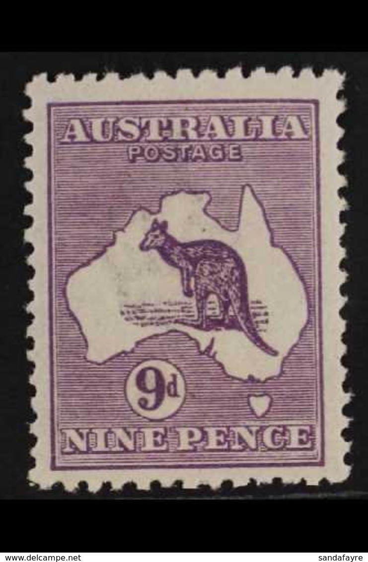 1915-27 9d Violet Roo Die IIB, SG 39b, Very Fine Mint, Very Fresh. For More Images, Please Visit Http://www.sandafayre.c - Other & Unclassified