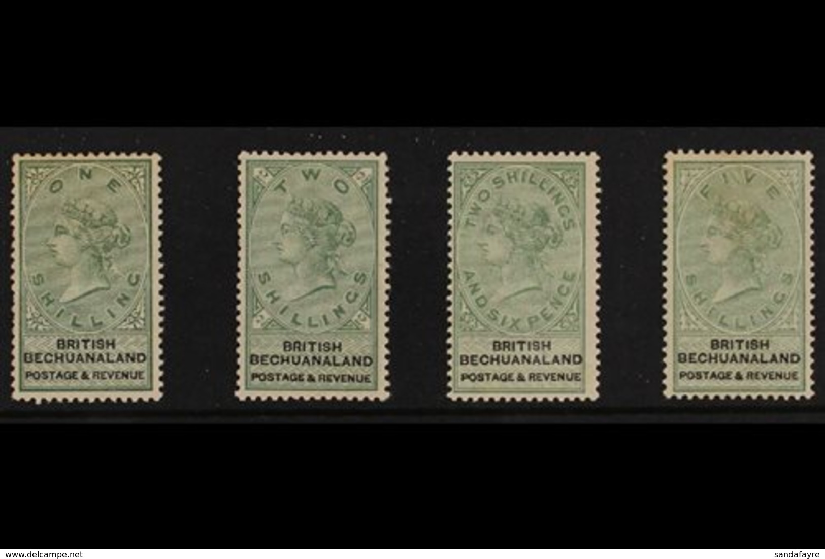 BRITISH BECHUANALAND 1888 Tall QV (green And Black) 1s To 5s, SG 15/18, Good To Fine Mint. (4 Stamps) For More Images, P - Sonstige & Ohne Zuordnung