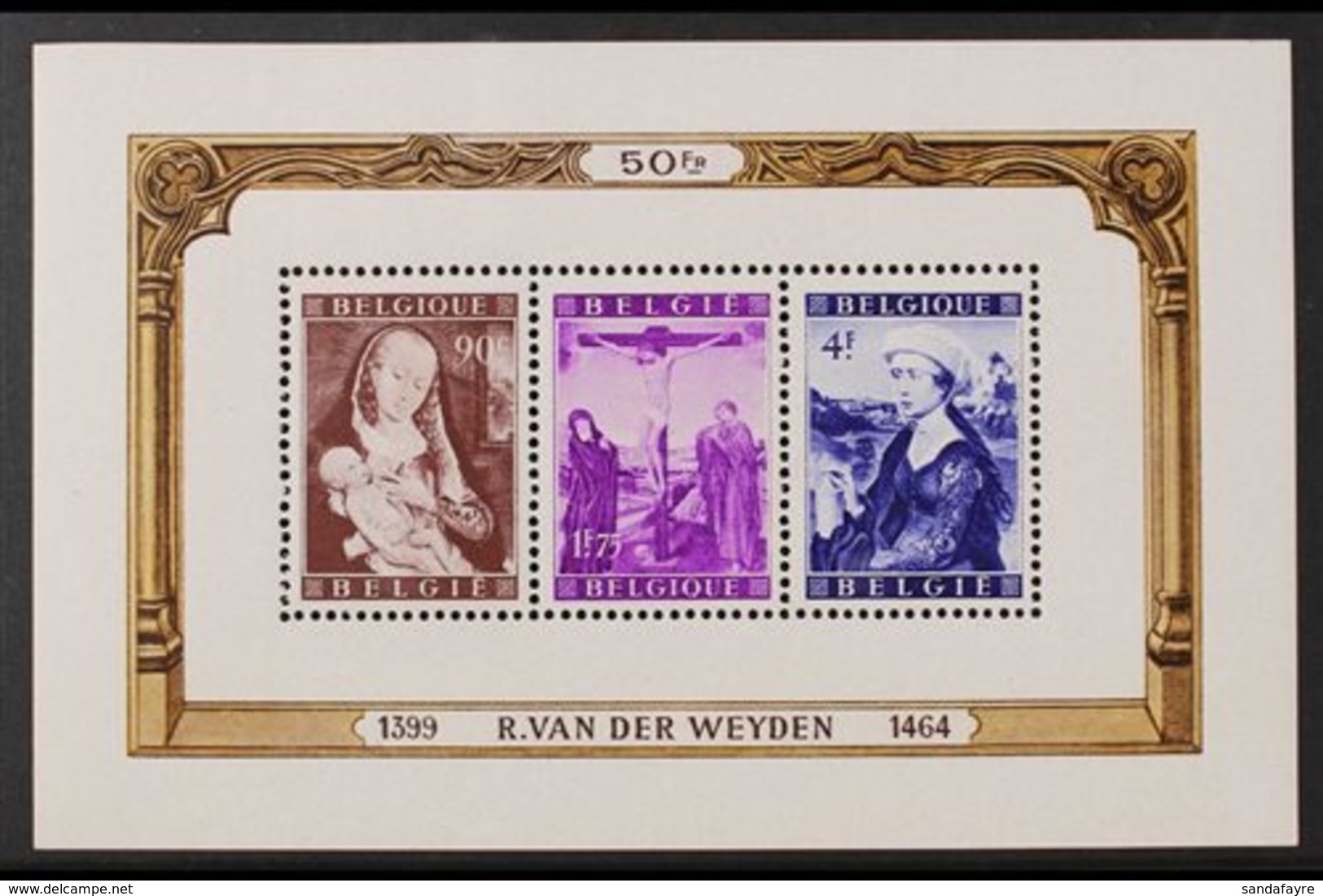 1949 Social & Cultural Fund Miniature Sheet, Cob BL 28, SG MS1260, Never Hinged Mint For More Images, Please Visit Http: - Sonstige & Ohne Zuordnung