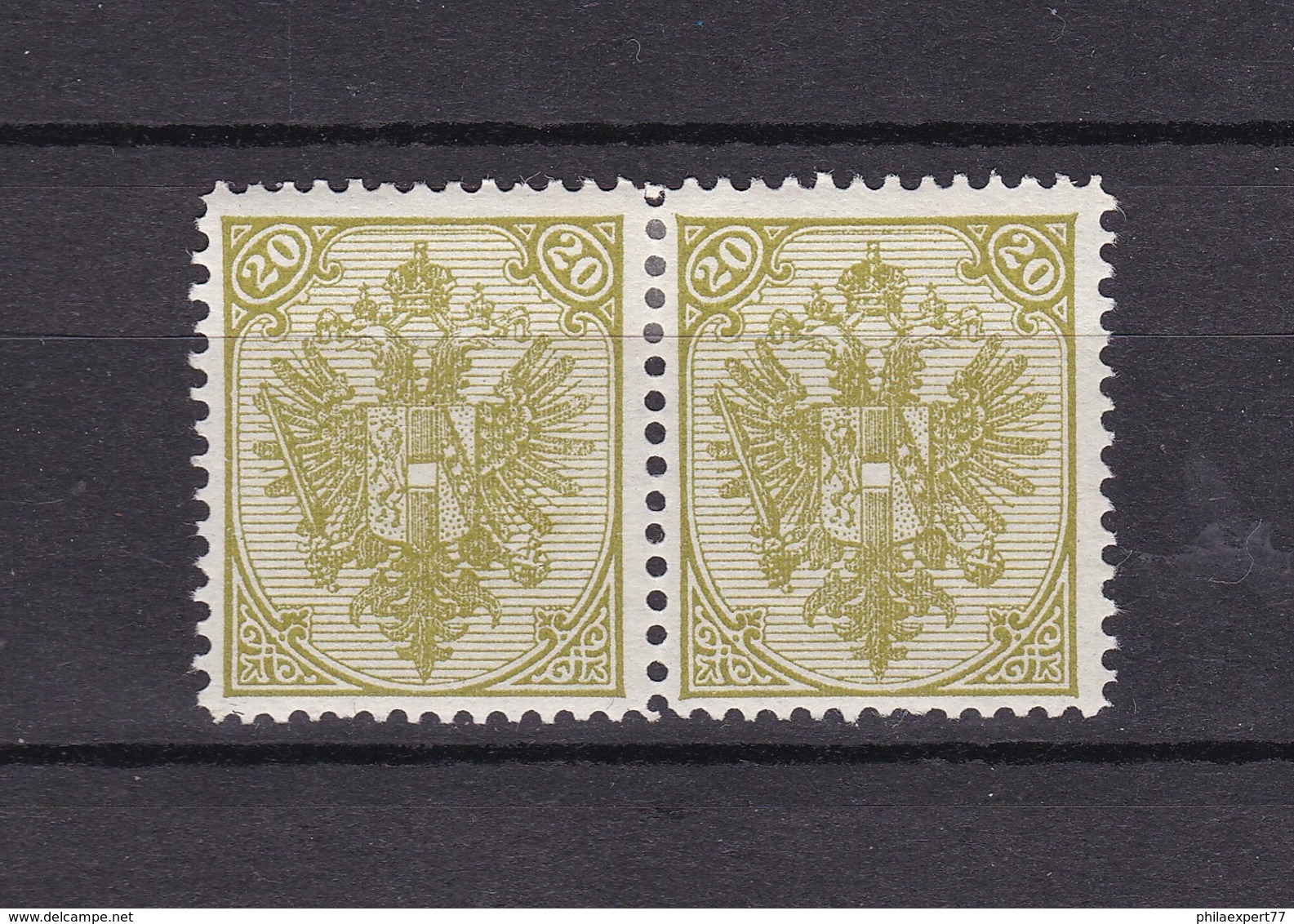 Bosnien-Herzegowina - Österreichische Besetzung - 1879/98 - Michel Nr. 8 II Paar - 40 Euro - Bosnien-Herzegowina