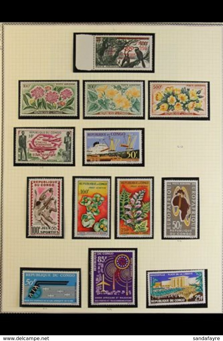 1960-1985 "ALPHONSE" NHM AIR POST COLLECTION A Highly Complete For The Period Collection Of Complete Sets & Miniature Sh - Sonstige & Ohne Zuordnung