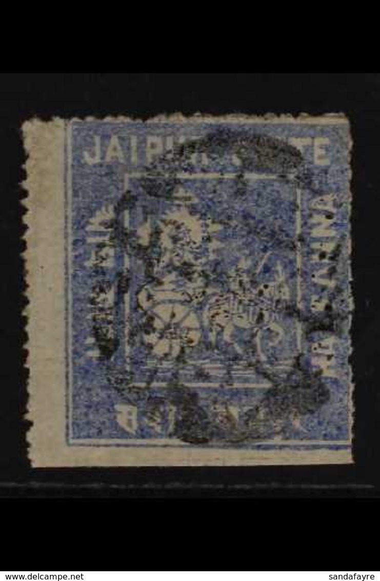 1904 ½a Ultramarine Type 1a, SG 2b, Used, Straight Edge At Bottom, Fresh & Scarce. For More Images, Please Visit Http:// - Sonstige & Ohne Zuordnung