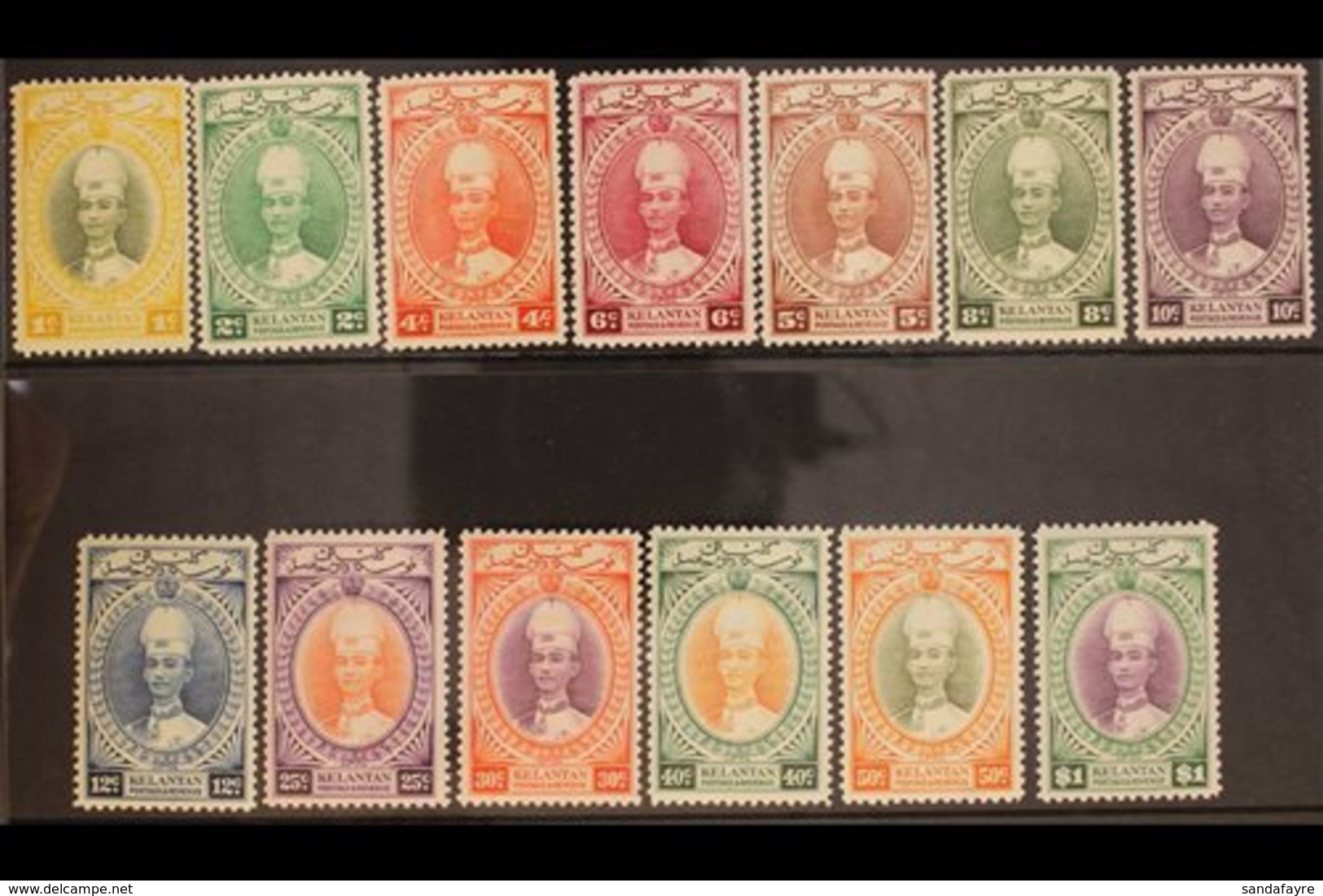 KELANTAN 1937-1951 FINE MINT COLLECTION On Stock Cards, All Different, Includes 1937-40 Set To $1, 1948 Wedding Set, 195 - Sonstige & Ohne Zuordnung