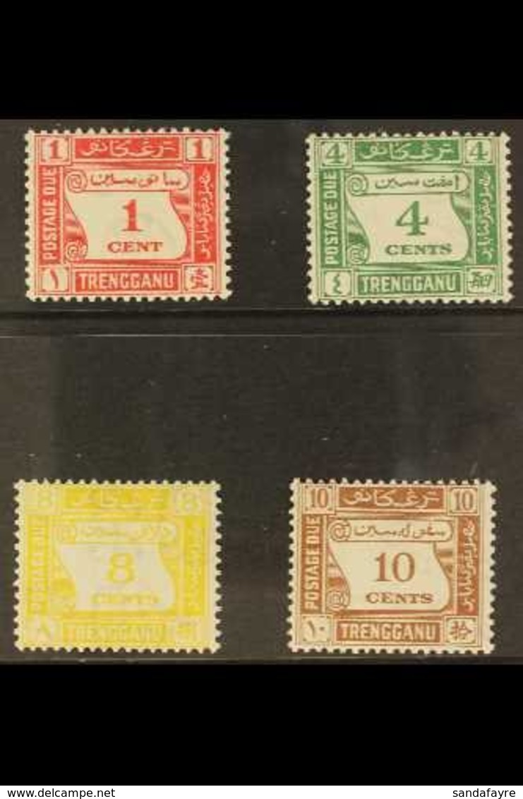 TRENGGANU POSTAGE DUE 1937 Complete Set, SG D1/4, Very Fine Mint. (4 Stamps) For More Images, Please Visit Http://www.sa - Sonstige & Ohne Zuordnung