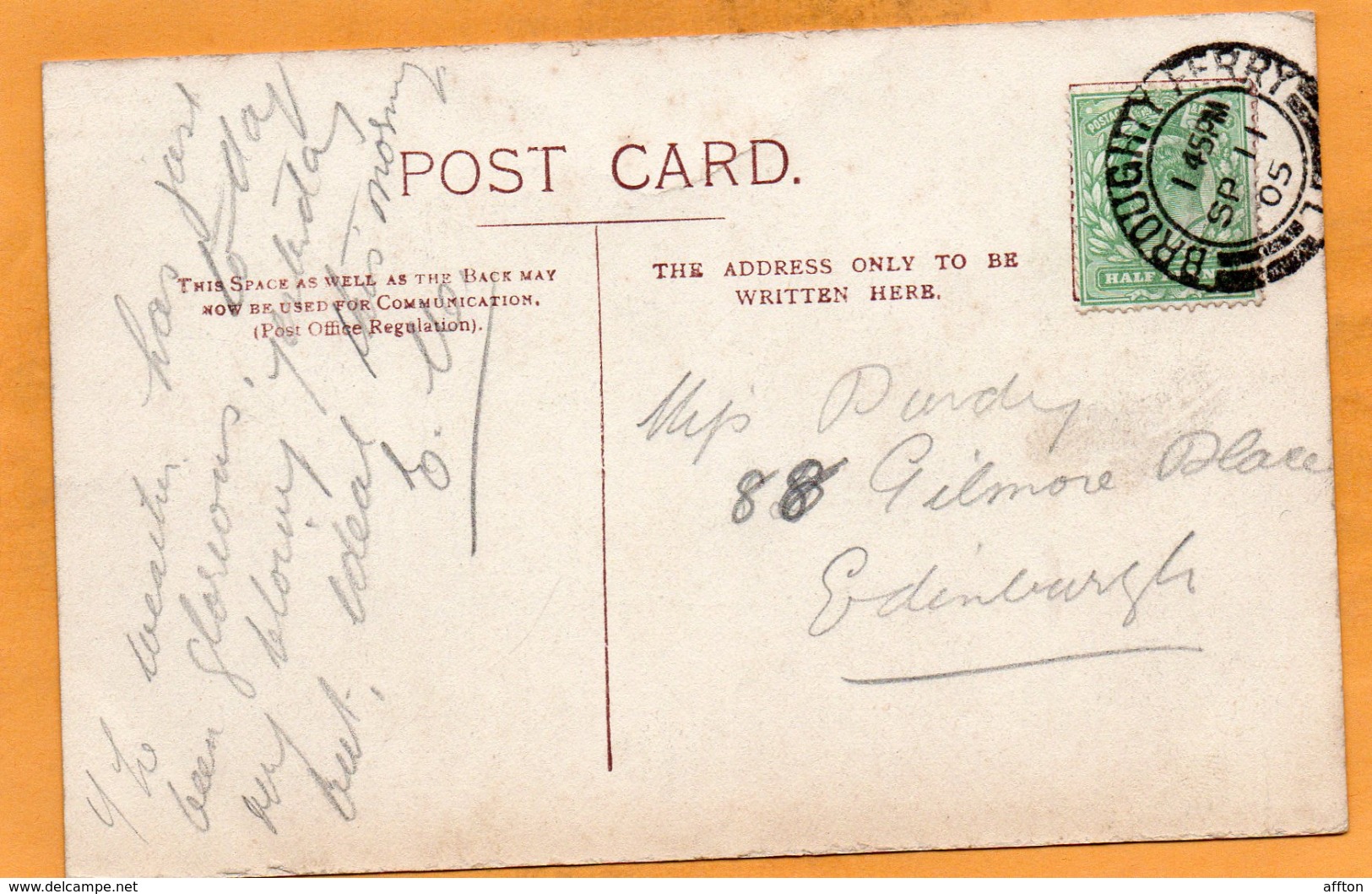 Broughty Ferry UK 1905 Postcard - Other & Unclassified