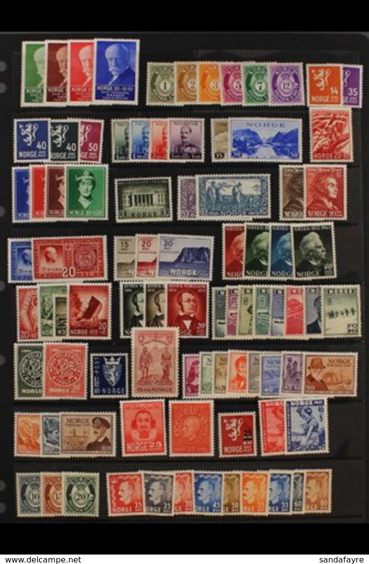 1935-1973 NEVER HINGED MINT COLLECTION On Stock Pages, ALL DIFFERENT, Includes 1935 Nansen Set, 1937-38 King High Values - Other & Unclassified