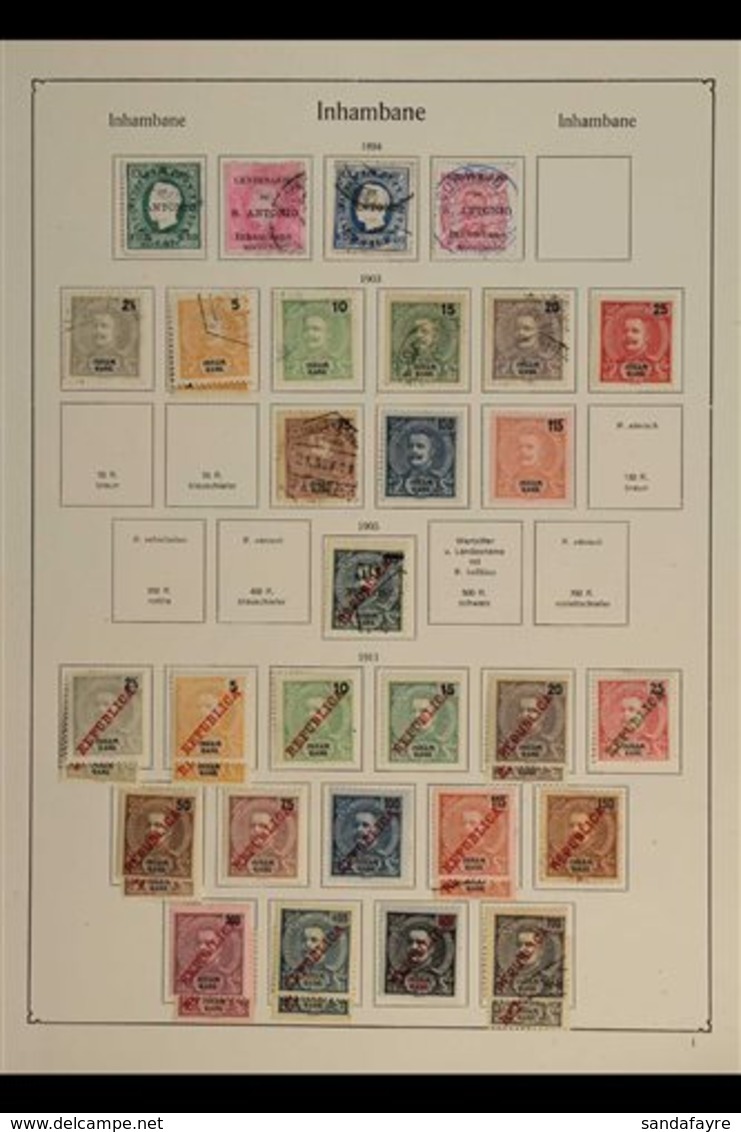 MOZAMBIQUE AND AREAS 1876-1938 Powerful Old-time Mint And Used Collection On Printed Pages, Plus Many Additional Stamps  - Sonstige & Ohne Zuordnung