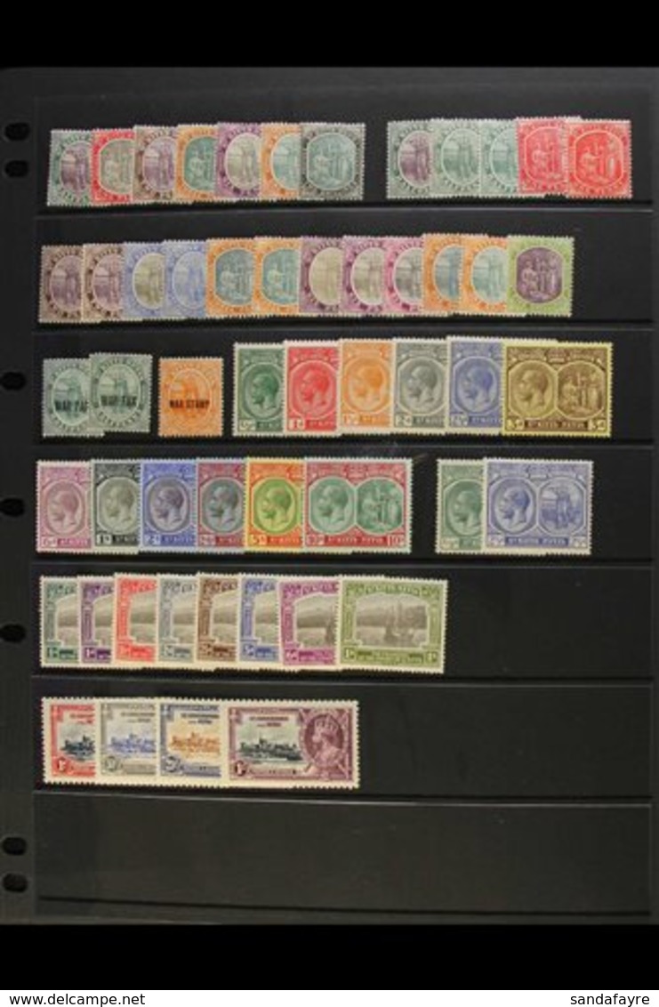 1903-35 FINE MINT RANGES Incl. 1903 To 2s, 1905-18 Incl. Better Colours And Chalky Papers Incl. All 6d Shades, Both As A - St.Kitts Und Nevis ( 1983-...)