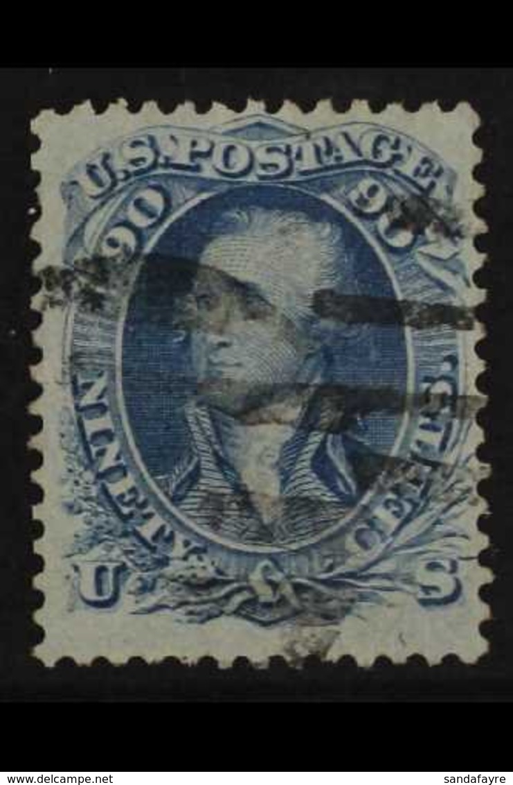 1861 - 2 90c Pale Blue Washington, Perf 12, Sc 72, SG 68a, Fine Used. Good Colour With Full Perfs For More Images, Pleas - Sonstige & Ohne Zuordnung