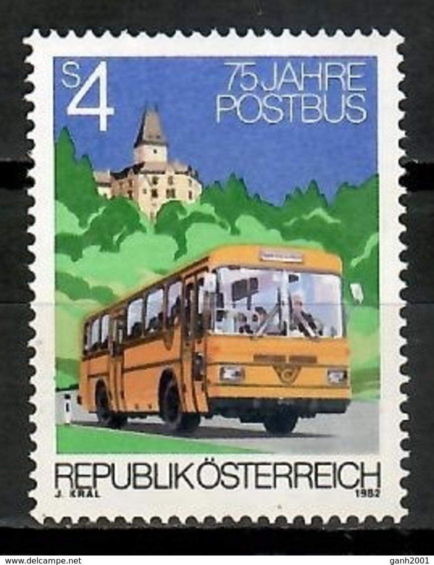 Austria 1982 / Postal Bus MNH Autobús Postal / Kl19  1-19 - Bus