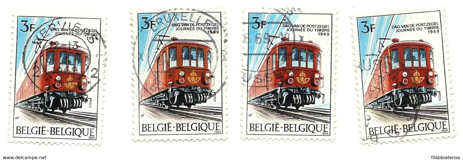 1969 - Belgio 1488 Treno Postale  X   4       C3870    ----- - Treni