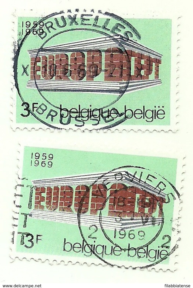 1969 - Belgio 1489 Europa  X   2       C3871   ---- - Treni