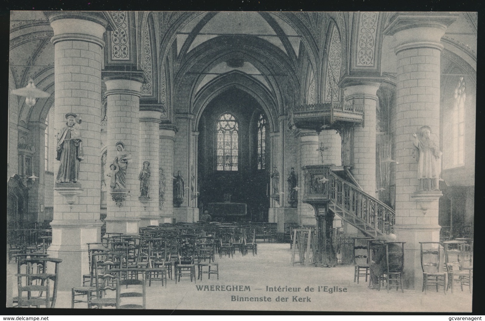 WAREGEM   INTERIEUR DE L'EGLISE - Waregem