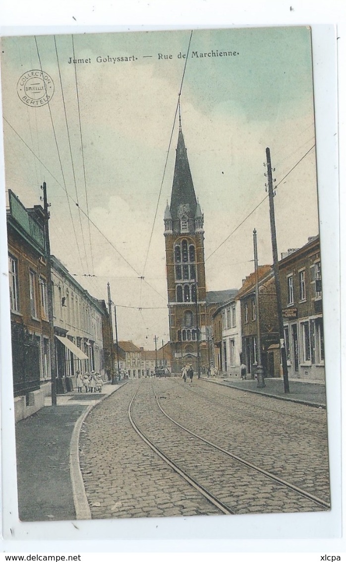 Jumet Gohyssart Rue De Marchienne ( Carte Couleur ) - Charleroi