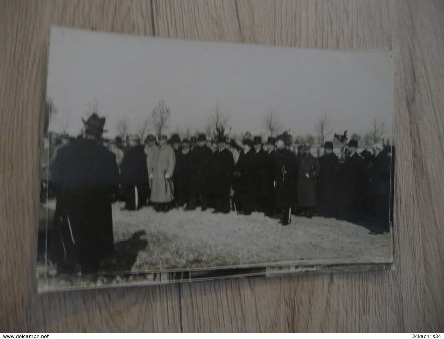 Lot 16 Cartes photos  militaires militaria militaire personnalités dont inauguration monuments aux morts anglais