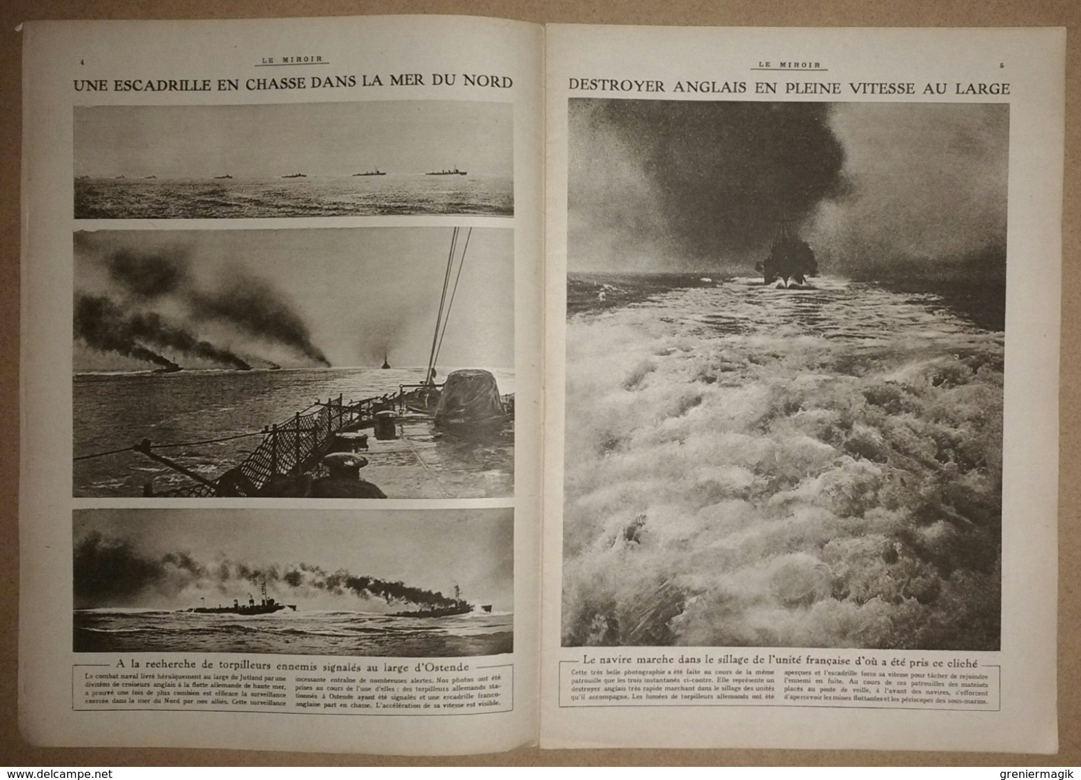 Le Miroir Du 18/06/1916 Mort De Kitchener à Bord Du "Hampshire" - Aviateur Gilbert - Bataille Du Jutland - Fort De Vaux - Andere & Zonder Classificatie