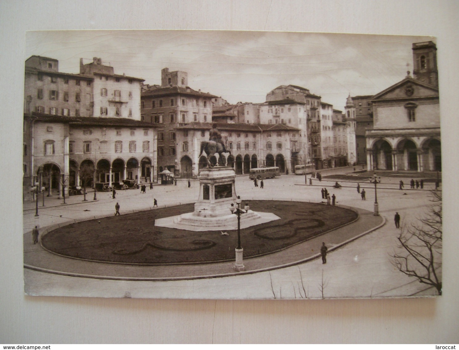 1946 - Livorno - Piazza Vittorio Emanuele E Cattedrale - Pullman Bus Autobus- Ed. Alberto Mei - Francobolli - Livorno