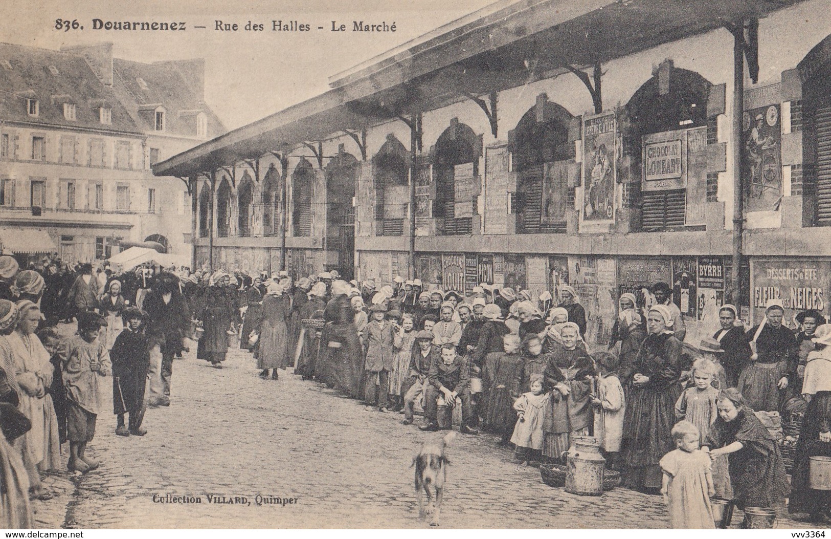 DOUARNENEZ:  Rue Des Halles - Le Marché - Douarnenez