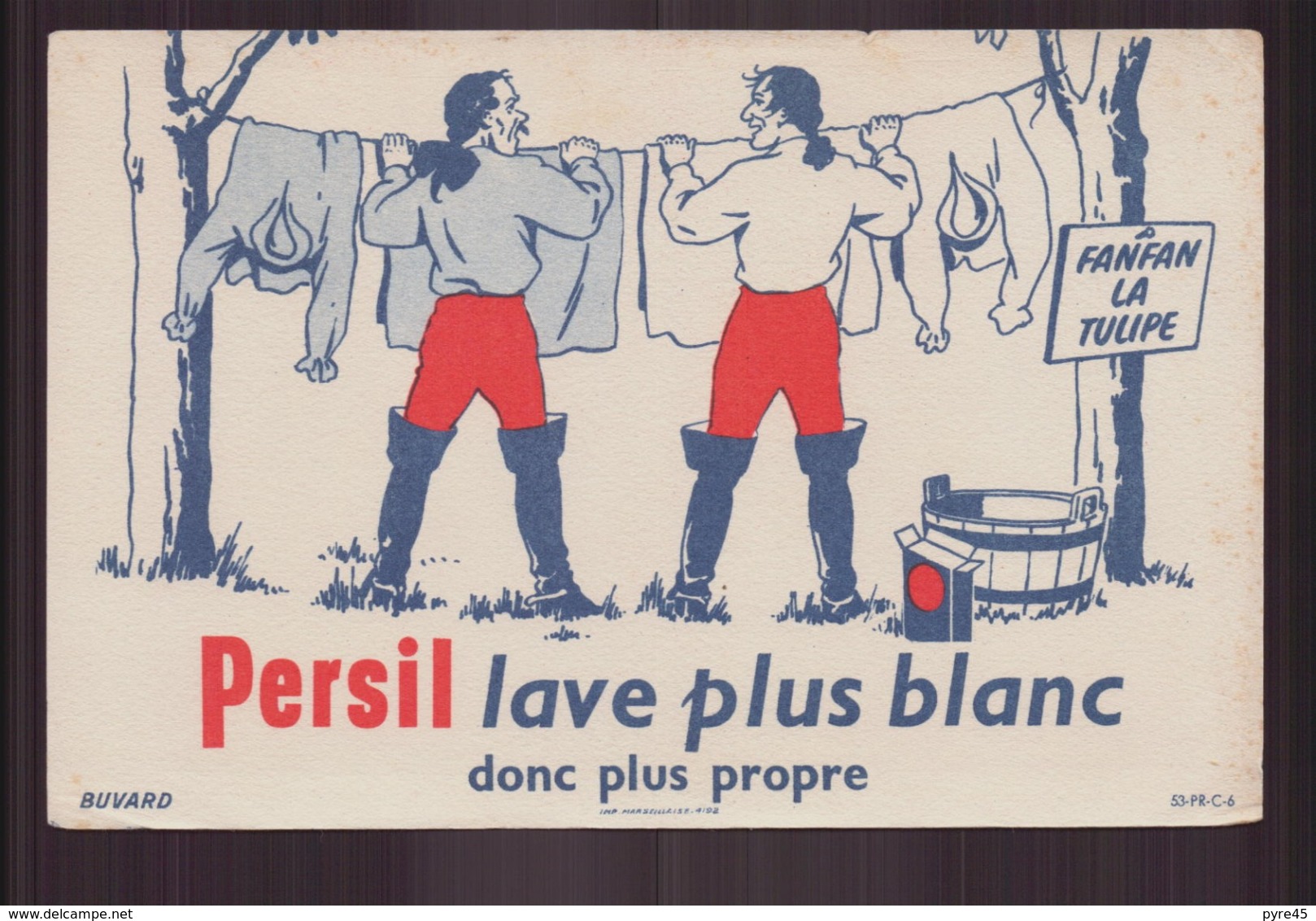 Buvard ( 20 X 13 Cm ) " Persil " Lave Plus Blanc ... - Produits Ménagers