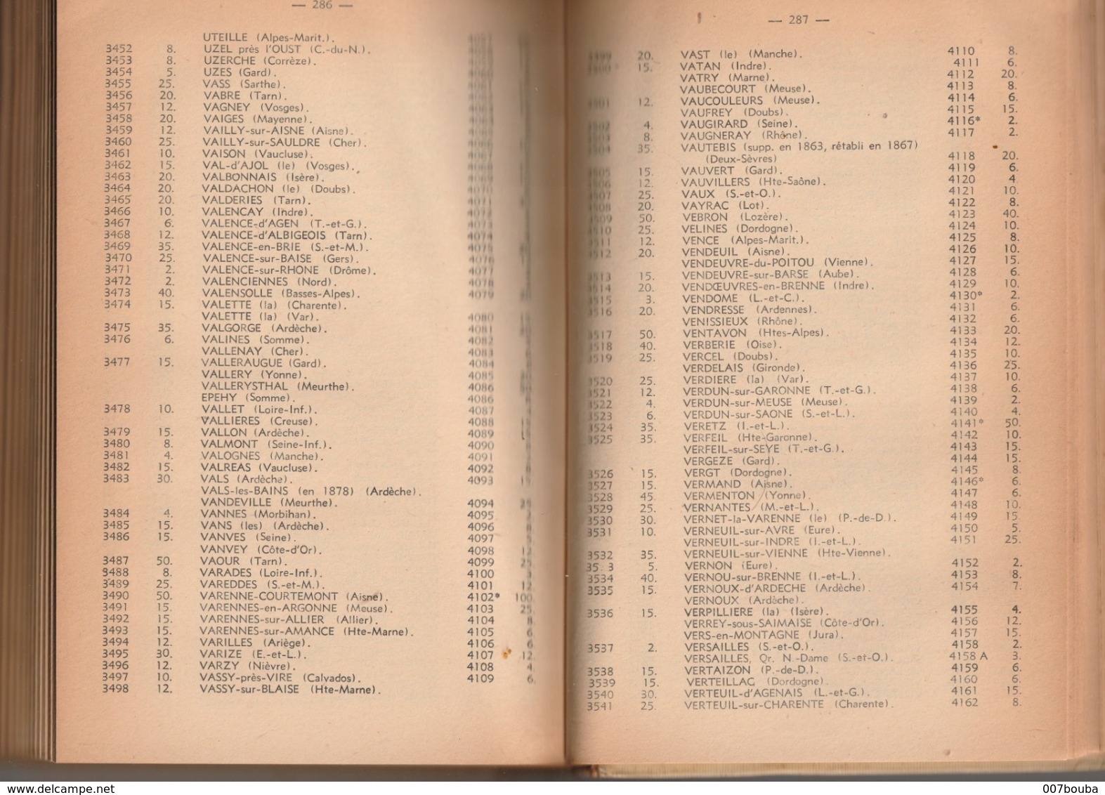 France - Catalogue des oblitrations Françaises 1849-1946 / E. BARTHELEMY / 343 PAGES / Voir SCANS
