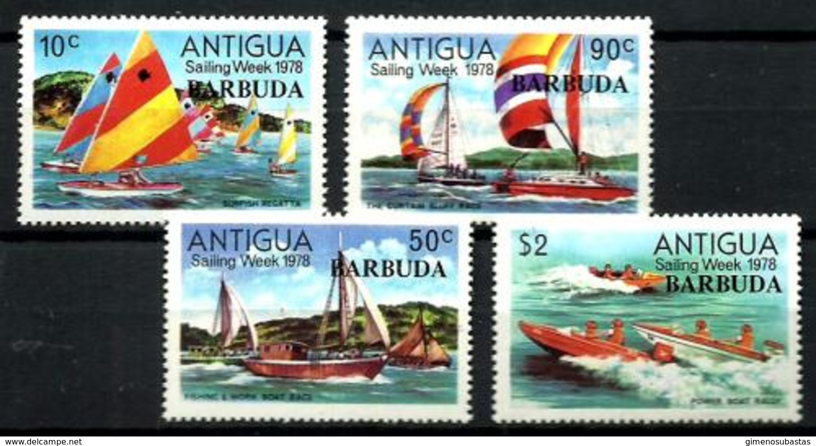 Barbuda Nº 381/84 En Nuevo - Antigua Y Barbuda (1981-...)